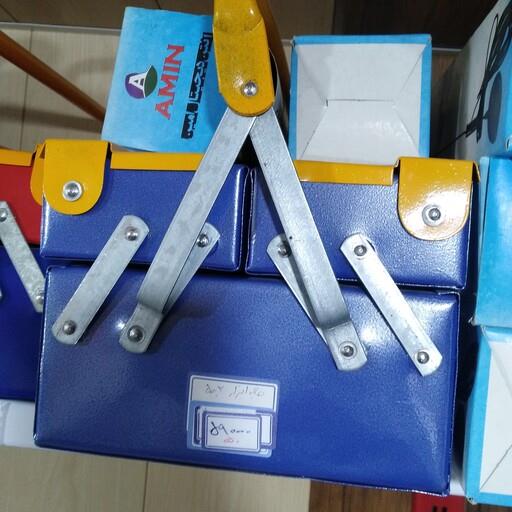 جعبه ابزار فلزی ماهرخ سایز 50 دو طبقه